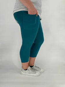 Teal Capri w/ Pockets