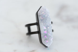 Bangle Collection - Black Magna Quartz Ring