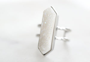 Bangle Collection - Silver Magna Quartz Ring