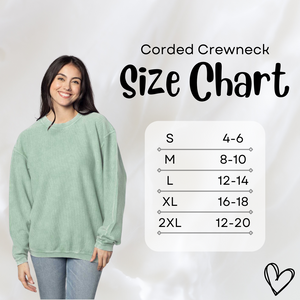 Original Corded Crewneck in Sage Green