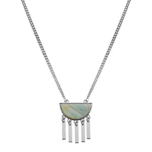 Bianca Collection - Silver Solar Necklace