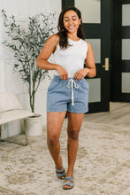 Boardwalk Talks Drawstring Shorts in Dark Blue