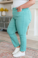 Bridgette High Rise Garment Dyed Slim Jeans in Aquamarine - Sunshine Styles Boutique