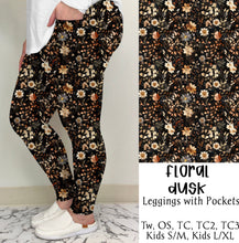 Floral Dusk Leggings/Joggers | Run ends 6/30 | ETA 42 Days