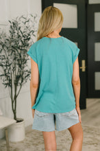 Classic Timeless V-Neck Tee in Teal