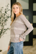 Down to Every Detail Drop Shoulder Long Sleeve in Stone Taupe - Sunshine Styles Boutique
