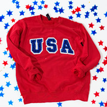 USA glitter and sequin embroidery design - Sunshine Styles Boutique