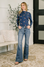 Eva High Waist Flare Tummy Control Double Button WB