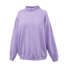 Garment dyed mock necks