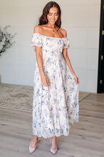 Gentle Yet Strong Balloon Sleeve Floral Dress