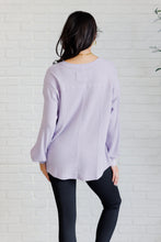 Good Things Are Coming V-Neck Top in Lavender - Sunshine Styles Boutique
