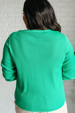 Greensleeves Waffle Knit Henley - Sunshine Styles Boutique