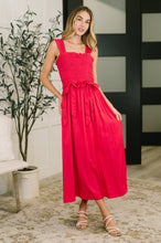 Hold Me Down Midi Dress in Fuchsia - Sunshine Styles Boutique