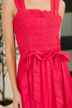Hold Me Down Midi Dress in Fuchsia - Sunshine Styles Boutique