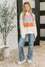 Humor Me Color Block Relaxed Pullover - Sunshine Styles Boutique