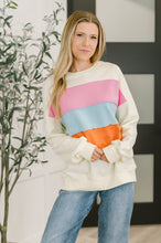 Humor Me Color Block Relaxed Pullover - Sunshine Styles Boutique