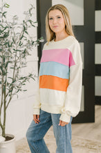 Humor Me Color Block Relaxed Pullover - Sunshine Styles Boutique