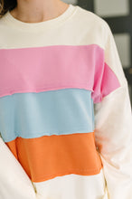 Humor Me Color Block Relaxed Pullover - Sunshine Styles Boutique