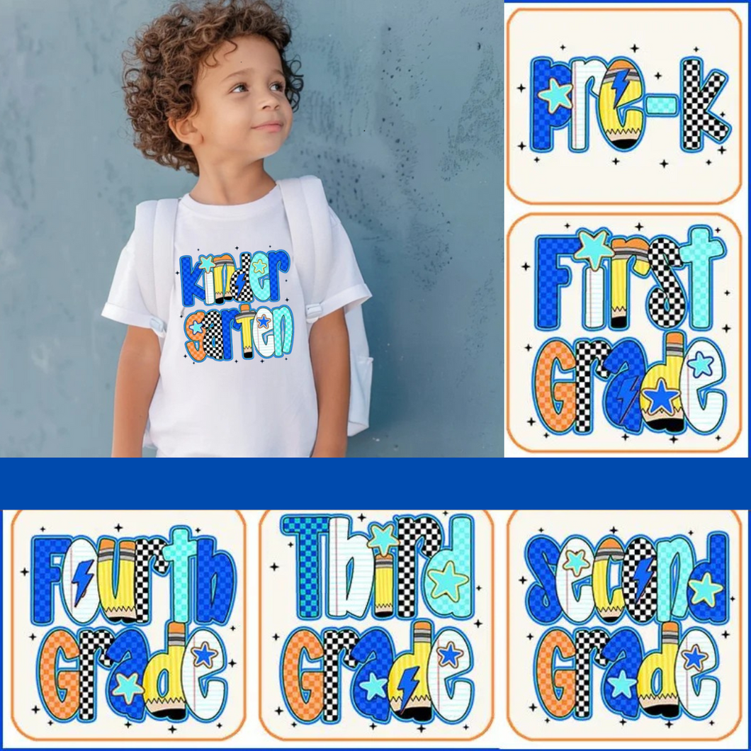 Youth blue back to school