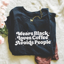 Wears black