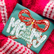 Merry bows and holly