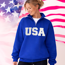 USA sweatshirt appliqué