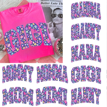 Floral name custom Mother’s Day