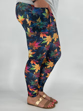 Midnight Leaves Leggings w/ Pockets