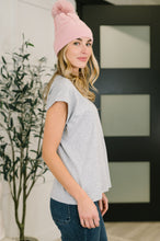 It Starts Here Basic Rolled Sleeve Tee in H Grey - Sunshine Styles Boutique
