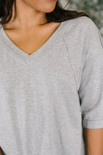 It's All You Oversized Tunic Top in Grey