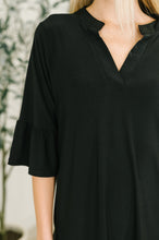 Lizzy Sunday Dress in Black - Sunshine Styles Boutique