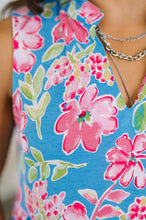 Lizzy Three Tier Tank Dress in Falling Floral