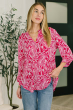Lizzy Top in Pink Paisley - Sunshine Styles Boutique