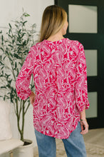 Lizzy Top in Pink Paisley - Sunshine Styles Boutique