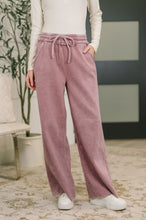 Nights Like This High Waist Palazzo Sweats in Light Rose - Sunshine Styles Boutique