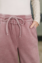 Nights Like This High Waist Palazzo Sweats in Light Rose - Sunshine Styles Boutique