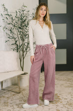 Nights Like This High Waist Palazzo Sweats in Light Rose - Sunshine Styles Boutique