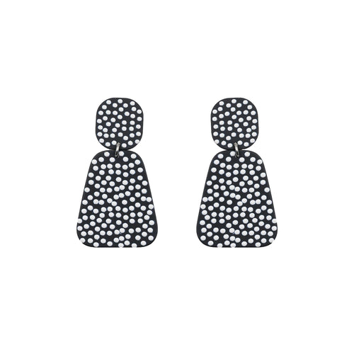 Rave Collection - Silver Dottie Earrings