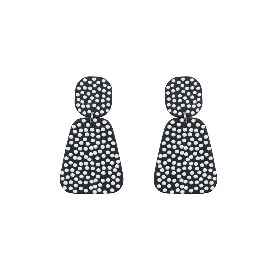 Rave Collection - Silver Dottie Earrings