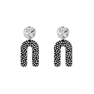 Rayne Collection - Silver Dottie Earrings