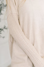 Running Late Hooded Long Sleeve in Beige