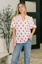 Shopping Spree Notched Neck Puff Sleeve Blouse - Sunshine Styles Boutique