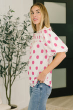 Shopping Spree Notched Neck Puff Sleeve Blouse - Sunshine Styles Boutique