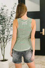 Waiting to Happen Scooped Neck Tank in Green