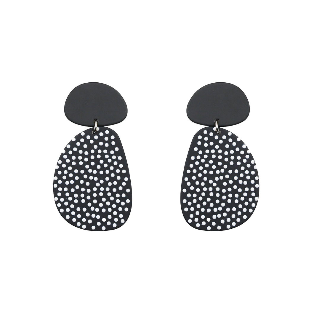 Tango Collection - Silver Dottie Earrings