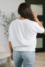 Together We're Unlimited Basic V-Neck Tee in Ivory