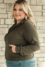 Where Are You Zip Up Jacket in Olive