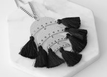 Ximena Collection - Silver Raven Necklace