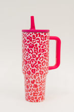 Yes, Girl, Yes Leopard Print Tumbler in Hot Pink - Sunshine Styles Boutique