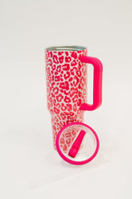 Yes, Girl, Yes Leopard Print Tumbler in Hot Pink - Sunshine Styles Boutique